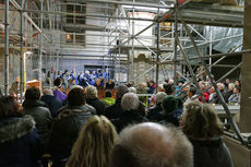 Heilige Messe auf der Baustelle zum 4. Advent (Foto: Karl-Franz Thiede)